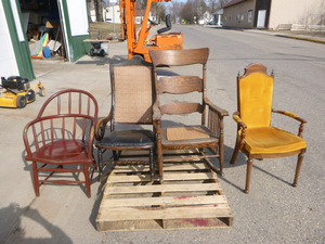 4 Vintage Chairs