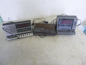 3 Clock Radios