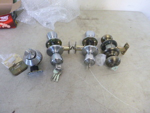 3 Sets of Door Knobs