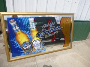 Michelob Golden Draft Mirrored Sign