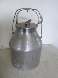 Vintage Delaval Stainless Steel Milk Bucket Pail Can