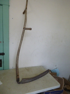 Vintage Scythe Farm Tool