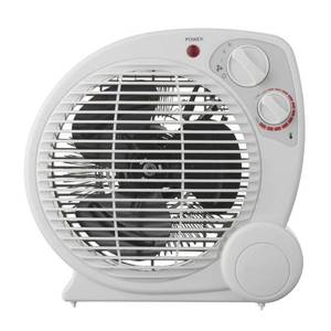 lot 120 image: 1500-Watt Electric Fan Forced Porta...