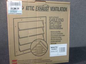 lot 7 image: Master Flow 20 in. Aluminum Gable M...