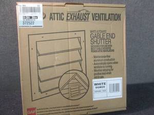 lot 8 image: Master Flow 20 in. Aluminum Gable M...