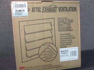 lot 9 image: Master Flow 20 in. Aluminum Gable M...