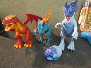 lot 150 image: 3 Dragons in Varying Conditions...