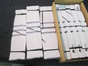 lot 163 image: 2000 Plastic PlantTree Tags...