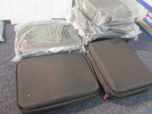 lot 360 image: 6 Zippered Hard Cases...