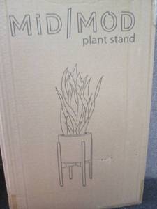 lot 366 image: 2 Mid Mod Plant Stands...