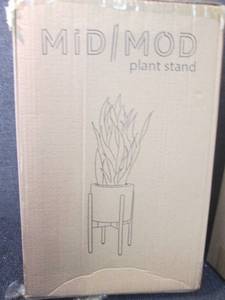 lot 367 image: 2 Mid Mod Plant Stands...