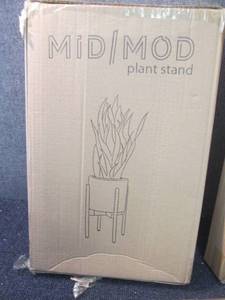 lot 368 image: 2 Mid Mod Plant Stands...