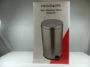 New Large Stainless Steel Garbage Can