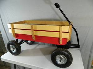 Wagon with Big Pneumatic Tires