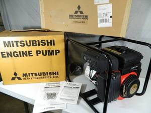 New Mitsubishi Gas Powered Pump and Accessories