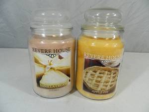 2 New Large Revere House Candles