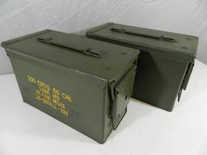 2 US Military Ammo Cans