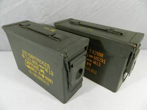 2 US Military Ammo Cans