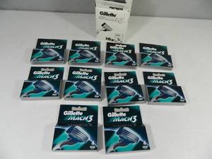 10 New Boxes of Gillette Mach 3 Cartridges