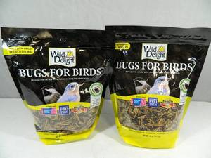 2 New Bags of Bugs for Birds Feed