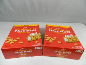 2 New Cases of King Size Salted Nut Rolls