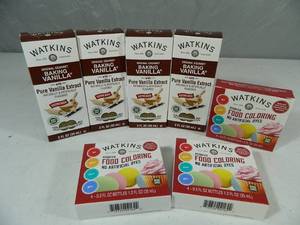 New Watkins Food Coloring and Vanilla