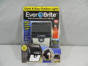 New Everbrite Motion Activated Solar Power LED Light