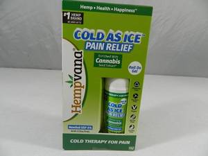 New Hempvana Cold As Ice Pain Relief