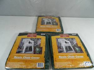 3 New Stackable Chair Covers