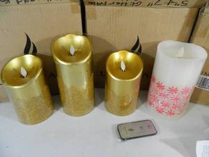 Assorted Luminara Flameless Candles