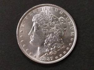 1887 High Grade Morgan Silver Dolla...