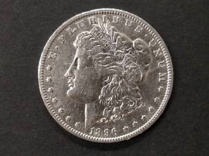 1896 O Morgan Silver Dollar...