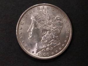 1900 High Grade Morgan Silver Dolla...
