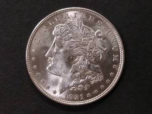 1921 High Grade Morgan Silver Dolla...