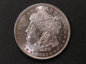 1921 High Grade Morgan Silver Dolla...