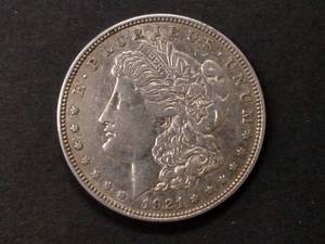 1921 D Morgan Silver Dollar...