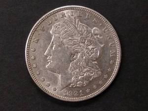 1921 D Morgan Silver Dollar...