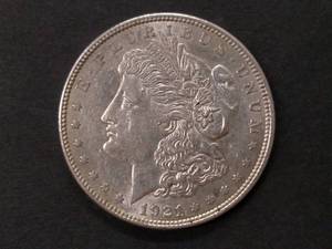 1921 D Morgan Silver Dollar...