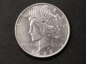 1923 D Peace Silver Dollar...