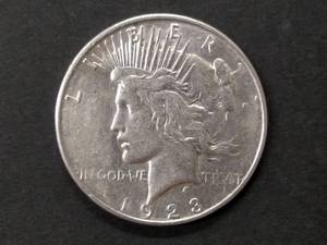 1923 D Peace Silver Dollar...