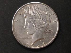 1925 Peace Silver Dollar...