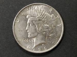 1926 D Peace Silver Dollar...