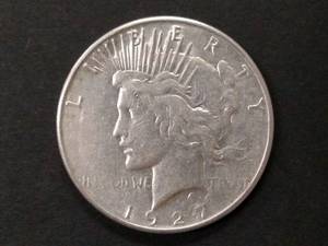 1927 S Peace Silver Dollar...