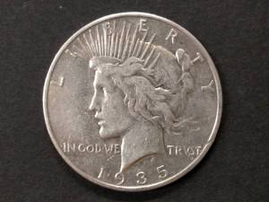 1935 S Peace Silver Dollar...