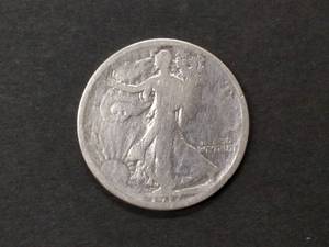1917 S Walking Liberty Silver Half ...