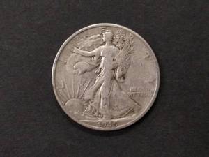1945 D Walking Liberty Silver Half ...