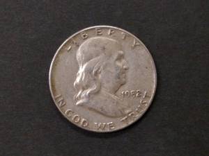 1952 Franklin Silver Half Dollar...