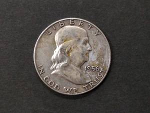 1956 Franklin Silver Half Dollar...