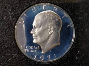 1971 S Proof .40 Silver Eisenhower ...