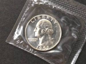 1957 Proof Washington Silver Quarte...